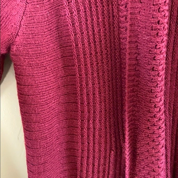 Burgundy cardigan - Picture 3 of 4